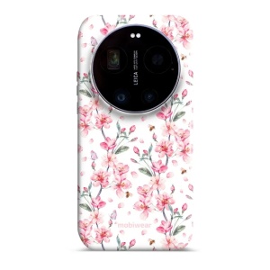 Odolný kryt na mobil Xiaomi 17 Ultra - Mobiwear Elite Pro E124E, růžové květy