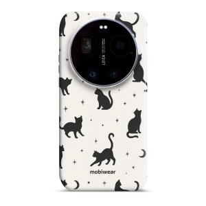 Odolný kryt na mobil Xiaomi 17 Ultra - Mobiwear Elite Pro E162E, noční kočičky