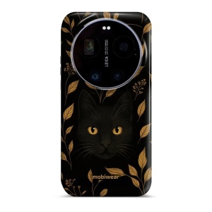 Odolný kryt na mobil Xiaomi 17 Ultra - Mobiwear Elite Pro E164E, černá kočka