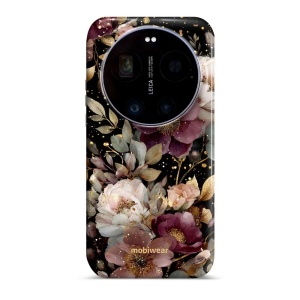 Odolný kryt na mobil Xiaomi 17 Ultra - Mobiwear Elite Pro E169E, zlatavé kvítky