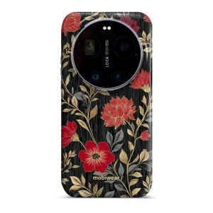 Odolný kryt na mobil Xiaomi 17 Ultra - Mobiwear Elite Pro E172E, červená kvítka