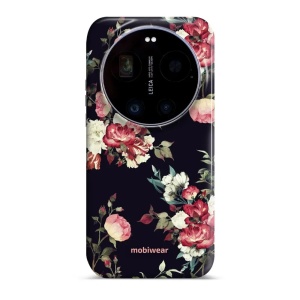 Odolný kryt na mobil Xiaomi 17 Ultra - Mobiwear Elite Pro ED11E, růže na černé