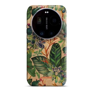 Odolný kryt na mobil Xiaomi 17 Ultra - Mobiwear Elite Pro EP05E, sukulenty