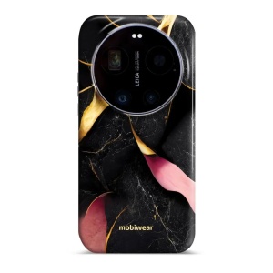 Odolný kryt na mobil Xiaomi 17 Ultra - Mobiwear Elite Pro EP35E, černý a zlatavý mramor