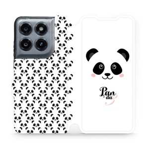 Flip pouzdro na mobil Motorola Moto G37 Power - Mobiwear M030P, panda Amálka
