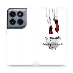 Flip pouzdro na mobil Motorola Moto G37 Power - Mobiwear M046P, be yourself