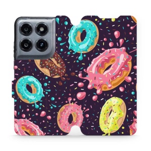 Flip pouzdro na mobil Motorola Moto G37 Power - Mobiwear VP19S, donutky