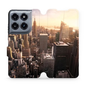 Flip pouzdro na mobil Motorola Moto G47 - Mobiwear M138P, New York