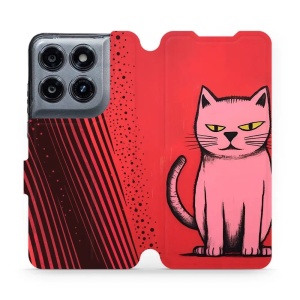 Flip pouzdro na mobil Motorola Moto G47 - Mobiwear VP54S, kocourek