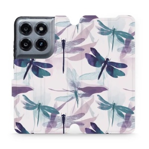 Flip pouzdro na mobil Motorola Moto G47 - Mobiwear VB09S, vážky nad vodou