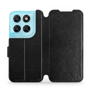 Flip pouzdro na mobil Motorola Moto G87 5G - Mobiwear černé a oranžové