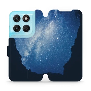Flip pouzdro na mobil Motorola Moto G87 5G - Mobiwear M146P, galaxie