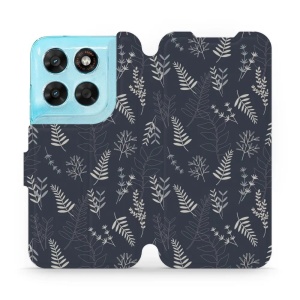 Flip pouzdro na mobil Motorola Moto G87 5G - Mobiwear VP15S, kapradiny