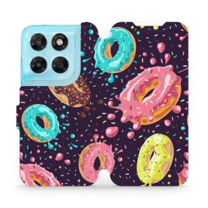 Flip pouzdro na mobil Motorola Moto G87 5G - Mobiwear VP19S, donutky