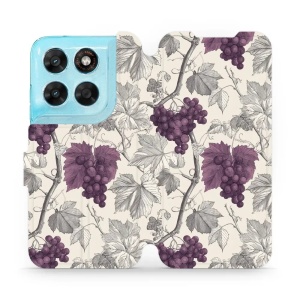 Flip pouzdro na mobil Motorola Moto G87 5G - Mobiwear VB03S, vinná réva