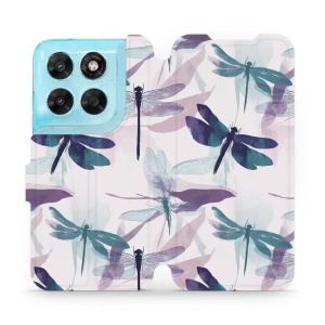 Flip pouzdro na mobil Motorola Moto G87 5G - Mobiwear VB09S, vážky nad vodou