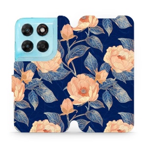 Flip pouzdro na mobil Motorola Moto G87 5G - Mobiwear VB19S, hedvábný šál