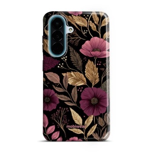 Odolný kryt na mobil Samsung Galaxy A27 5G - Mobiwear Elite Pro E170E, fialová kvítka