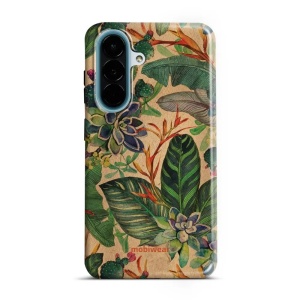 Odolný kryt na mobil Samsung Galaxy A27 5G - Mobiwear Elite Pro EP05E, sukulenty