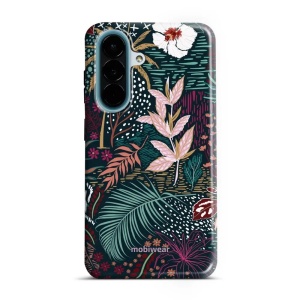 Odolný kryt na mobil Samsung Galaxy A27 5G - Mobiwear Elite Pro EP13E, temná flóra