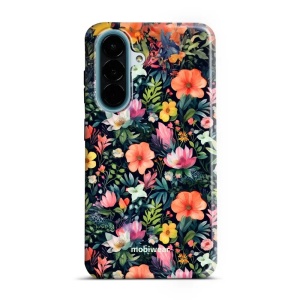 Odolný kryt na mobil Samsung Galaxy A27 5G - Mobiwear Elite Pro EP48E, pestré kvítky