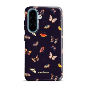 Odolný kryt na mobil Samsung Galaxy A27 5G - Mobiwear Elite Pro EP78E, barevní motýlci