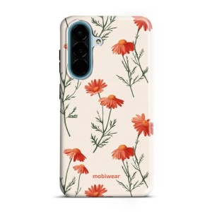 Odolný kryt na mobil Samsung Galaxy A27 5G - Mobiwear Elite Pro EB13E, větvičky heřmánku