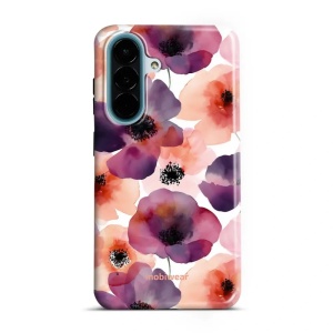 Odolný kryt na mobil Samsung Galaxy A27 5G - Mobiwear Elite Pro EB20E, akvarelové máky