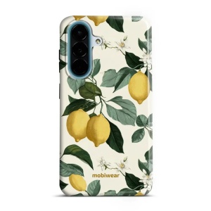 Odolný kryt na mobil Samsung Galaxy A27 5G - Mobiwear Elite Pro EB02E, rozkvetlé citrony