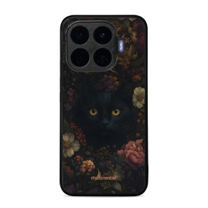 Lesklý kryt na mobil Xiaomi 17T - Mobiwear Glossy G161G, temná kočka