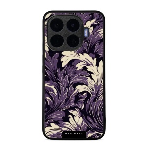 Lesklý kryt na mobil Xiaomi 17T - Mobiwear Glossy GA46G, fialové rostliny