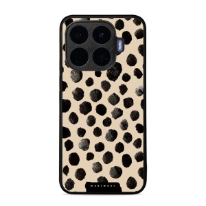 Lesklý kryt na mobil Xiaomi 17T - Mobiwear Glossy GA50G, černé puntíky