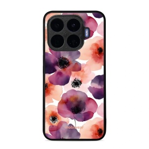 Lesklý kryt na mobil Xiaomi 17T - Mobiwear Glossy GB20G, akvarelové máky