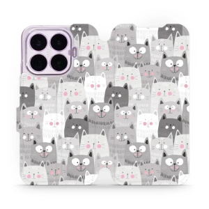 Flip pouzdro na mobil Xiaomi 17T - Mobiwear M099P, kočičky