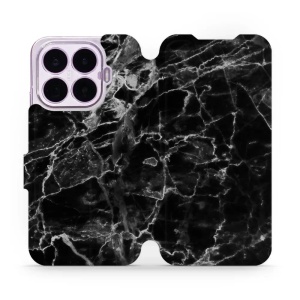 Flip pouzdro na mobil Xiaomi 17T - Mobiwear V056P, černý mramor