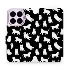 Flip pouzdro na mobil Xiaomi 17T - Mobiwear V163S, bílé kočičky