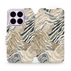 Flip pouzdro na mobil Xiaomi 17T - Mobiwear V168S, pruhovaná malba