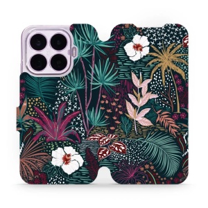 Flip pouzdro na mobil Xiaomi 17T - Mobiwear VP13S, temná flóra