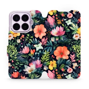 Flip pouzdro na mobil Xiaomi 17T - Mobiwear VP48S, pestré kvítky