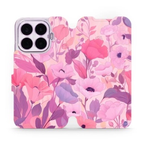 Flip pouzdro na mobil Xiaomi 17T - Mobiwear VP74S, růžové květy snů