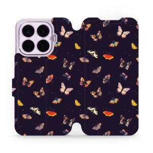 Flip pouzdro na mobil Xiaomi 17T - Mobiwear VP78S, barevní motýlci