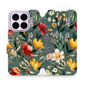 Flip pouzdro na mobil Xiaomi 17T - Mobiwear VP71S, na zelené louce