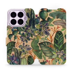 Flip pouzdro na mobil Xiaomi 17T - Mobiwear VP05S, sukulenty