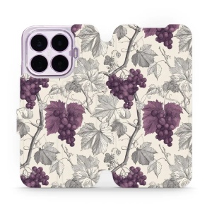Flip pouzdro na mobil Xiaomi 17T - Mobiwear VB03S, vinná réva