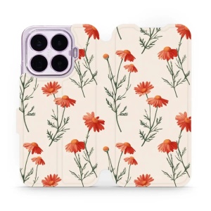 Flip pouzdro na mobil Xiaomi 17T - Mobiwear VB13S, větvičky heřmánku