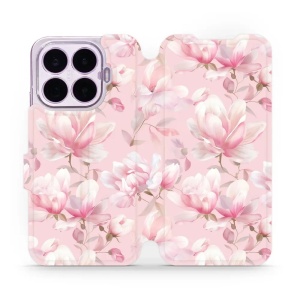 Flip pouzdro na mobil Xiaomi 17T - Mobiwear VB18S, magnolie v pudrově růžové