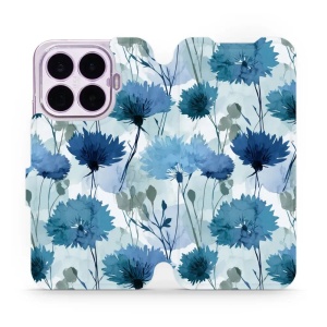 Flip pouzdro na mobil Xiaomi 17T - Mobiwear VB23S, akvarelové chrpy