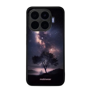 Lesklý kryt na mobil Xiaomi 17T Pro - Mobiwear Glossy G005G, strom s galaxií