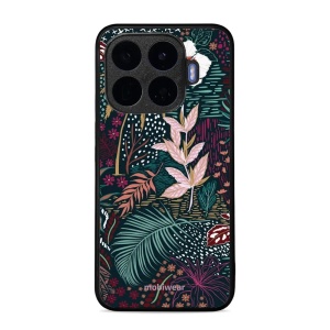 Lesklý kryt na mobil Xiaomi 17T Pro - Mobiwear Glossy G043G, temná flóra
