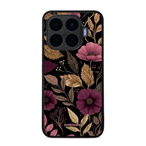 Lesklý kryt na mobil Xiaomi 17T Pro - Mobiwear Glossy G170G, fialová kvítka